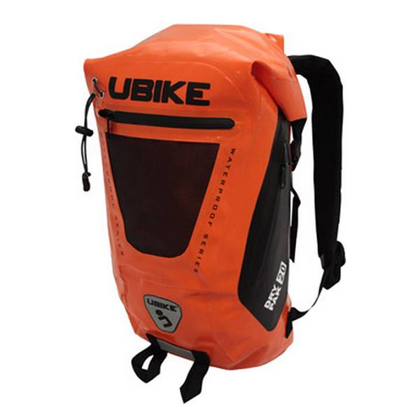 Motorrad Rucksacke UBIKE Easy Pack 20L Orange versandbereit iCasque